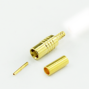 MCX插孔直形焊连接器用于.086''电缆50欧姆NM-5MXF15S-S01-002