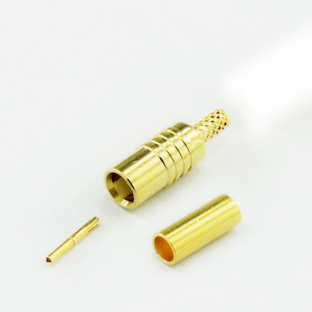 MCX插孔直形焊连接器用于.086''电缆50欧姆NM-5MXF15S-S01-002