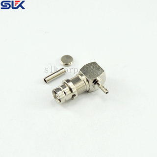 1.6 / 5.6插头弯形压接连接器用于SYV-75-2-1电缆75 欧姆 7A5M11R-A642