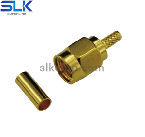 SMA插头直形压接连接器，用于RG-316U / D电缆50欧姆5MAM11S-A50-008